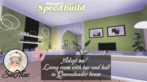 Hall Living Room And Home Bar In Queenslander House Speed Build