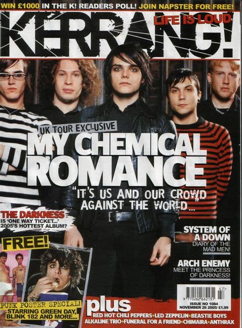 Mama We All Go To Hell — mcrmagazines-blog: MCR Kerrang! covers through the...