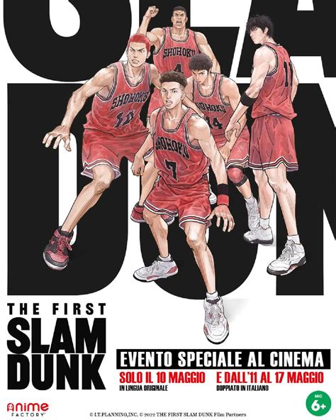 The First Slam Dunk Unveiled The Poster And The Italian Trailer