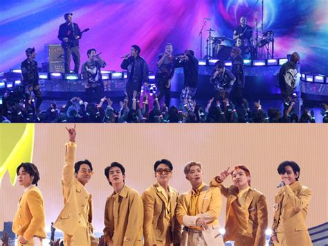 Penampilan Epik BTS Dan Coldplay Di Panggung American Music Awards 2021