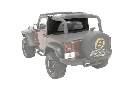 Jeep JK 2Dr Bestop WrapAround Windjammer Black Diamond Jeep Rubicon