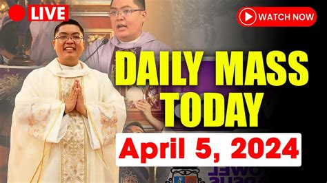 Mass Today Live Friday April Easter Friday Daily Mass