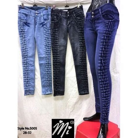 Blue And Black Denim Ladies Skinny Jeans Size 28 32 At Rs 450 Piece