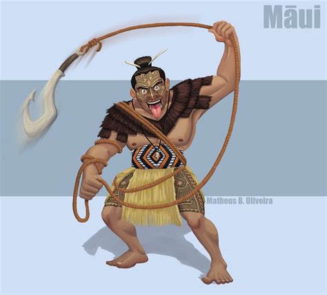 Maui by MatheusBOliveira | Maori art, Polynesian art, Concept art ...