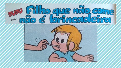 Turma da Mônica Dudu em filho que não come não é brincadeira NARRADO