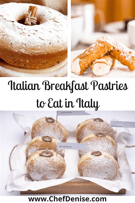 9 Popular Italian Breakfast Pastries To Try In Italy — Chef Denise