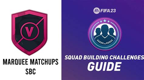 Fifa Ultimate Team Marquee Matchups Sbc October How To