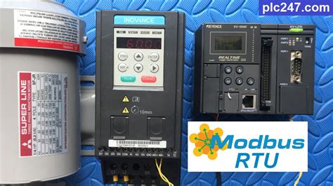 Plc Keyence Modbus Rtu Inovance Md Tutorial Plc