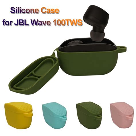 Para Fone De Ouvido Sem Fio JBL WAVE 100 TWS Capa Protetora De Silicone