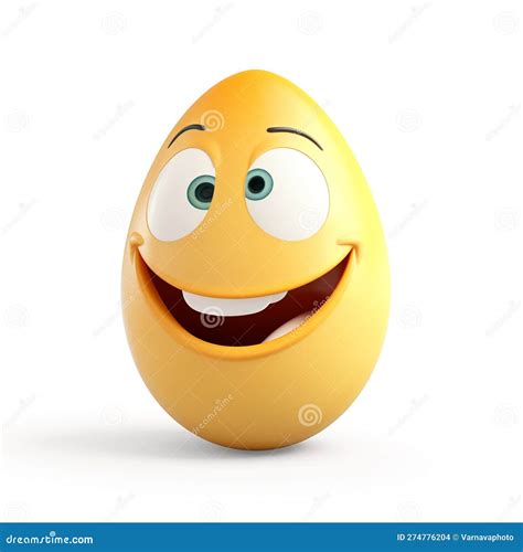 Funny Laughing Egg Generative Ai Stock Illustration Illustration Of