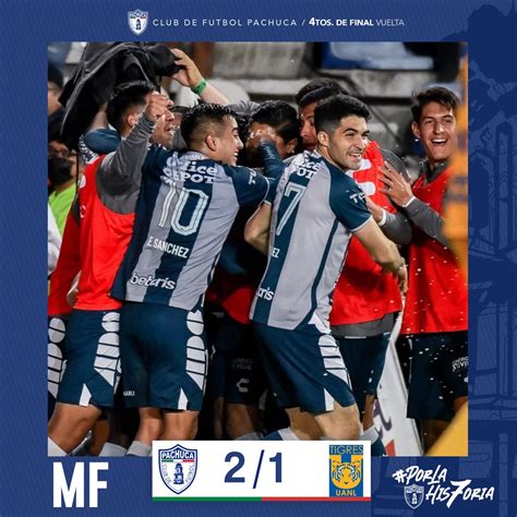 Club Pachuca On Twitter MF PACHUCA 2 2 1 2 Tigres SE