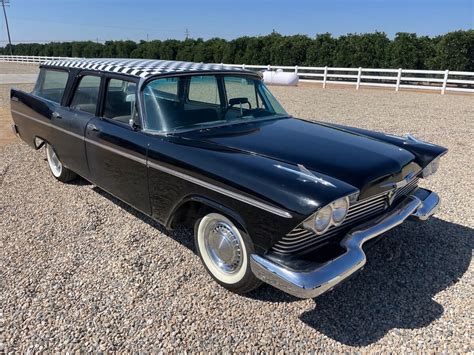 1958 Plymouth Suburban Wagon Black Rwd Automatic Custom Suburban