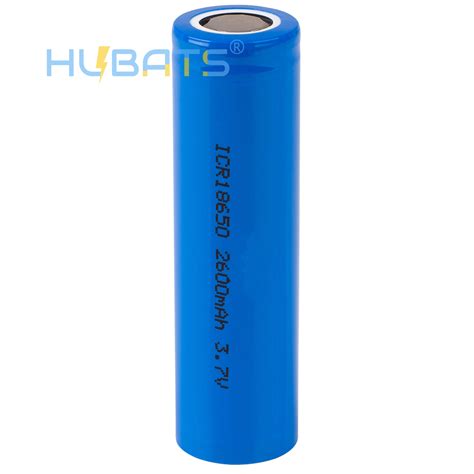 Li Ion Icr 18650 2600mah 37v Rechargeable Battery Wholesale Hubats