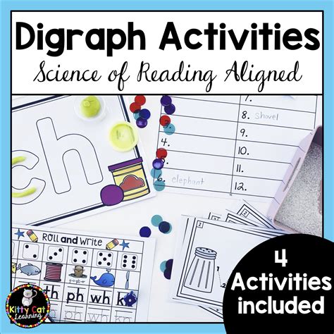 Consonant Digraph Activities 1st Grade Phonics Activities For