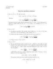 Hw9 Sols L Vandenberghe EE133A 6 2 2016 Practice Problem Solutions 1