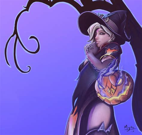 Mercy, Halloween Outfit by mgahn on DeviantArt