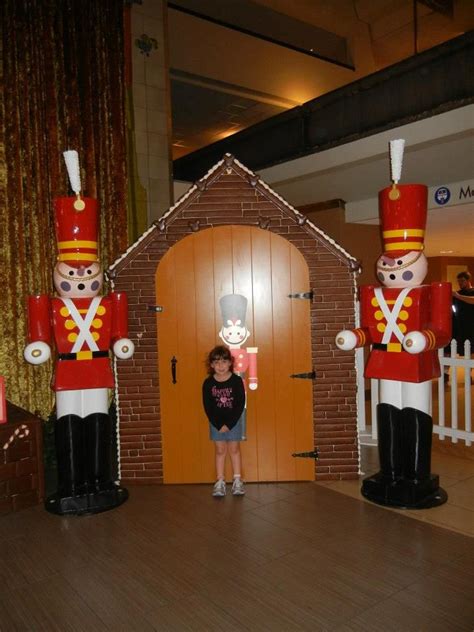 Gingerbread House At Contemporary Santas Workshop Gingerbread House