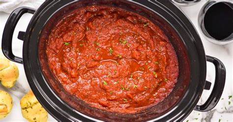 Crockpot Spaghetti Sauce Simple Joy