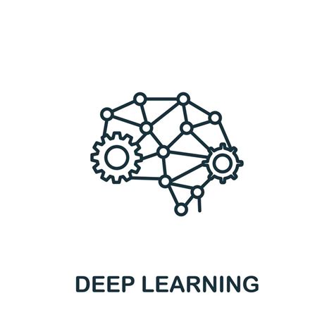 Deep Learning Icon From Industry 4 0 Collection Simple Line Element