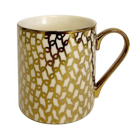 Certified International Mosaic Set Of Gold Plated Mugs Reviews