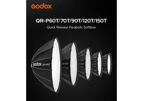 Godox Qr P P P Quick Release Parabolic Softbox With Grid