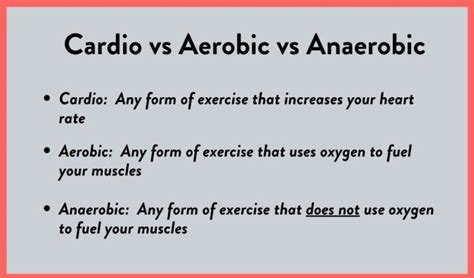 What Do Aerobic And Anaerobic Exercises Have In Common