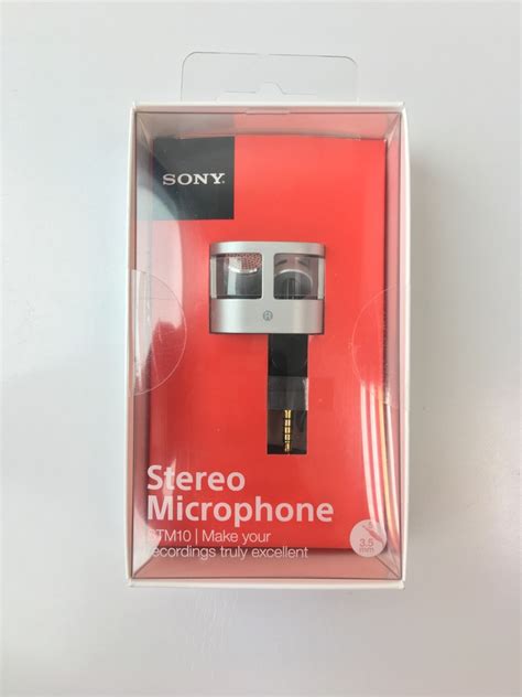 Оригинален стерео микрофон Sony, модел STM10, цена в София | Citytel