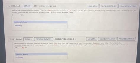 Solved 10 1 Points Details Oscolphys2016 19 2 P 018 My