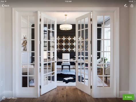Pocket Door for Stylish Home Office Design