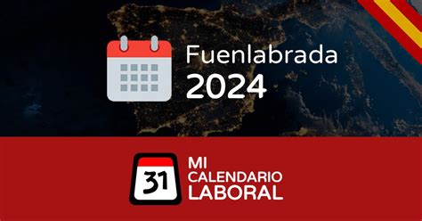 Calendario Laboral De Fuenlabrada D As Festivos