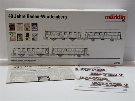 Märklin H0 4392 Vagnset "40 Jahre Baden-Württem.. | Köp på Tradera ...