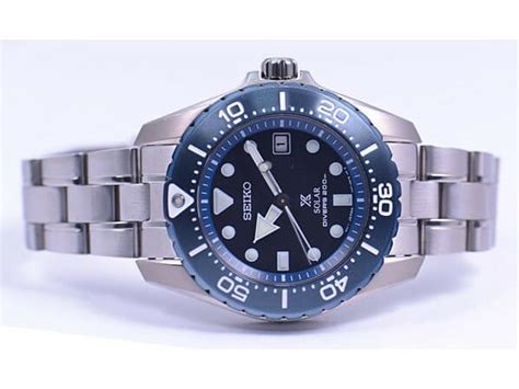 New Seiko Prospex Unisex Diver Scuba Analog Solar Watch 200m Diving Waterproofbluetitanium