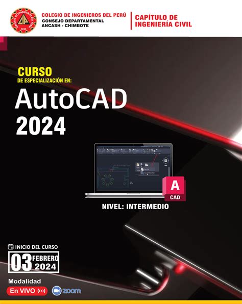 Curso Autocad CD Chimbote 2024 Intermedio Modalidad En VIVO DE