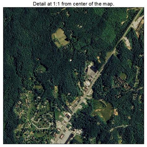 Aerial Photography Map of Oneida, TN Tennessee