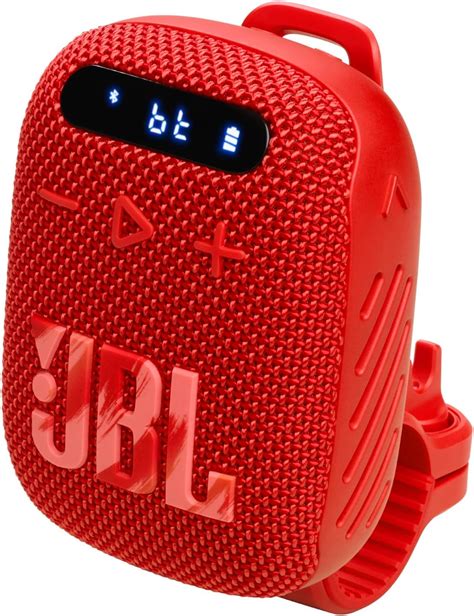 Jbl Wind Fm Bluetooth Handlebar Speaker Red Amazon Ca Electronics