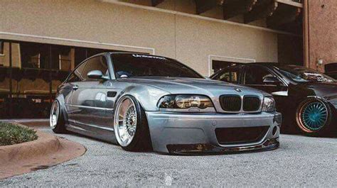 BMW E46 M3 Grey Deep Dish Slammed