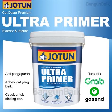 Jual Jotun Ultra Primer Cat Dasar Tembok Premium Exterior Interior