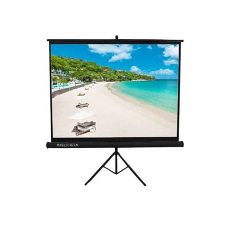 Peralatan Kantor Layar Projector Tripod Screen Projector