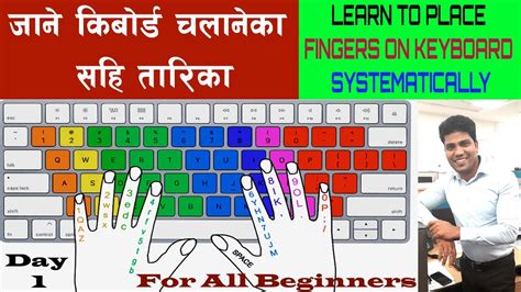 Keyboard Typing Typing Speed Kaise Badhaye Finger Positioning On