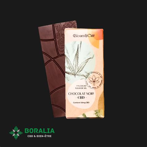 Chocolat Noir Cbd Bio Bloom Cie Boralia Cbd Shop Paris