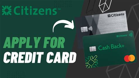 How To Apply For Citizens Credit Card Youtube