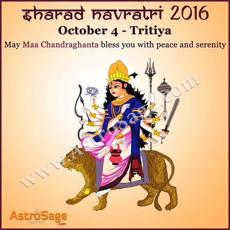 Astrosage Magazine Navratri Day Three Maa Chandraghanta Puja Vidhi