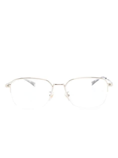 Montblanc Square Frame Optical Glasses Farfetch