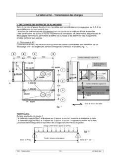 Le béton armé Transmission des charges le b 233 ton arm 233