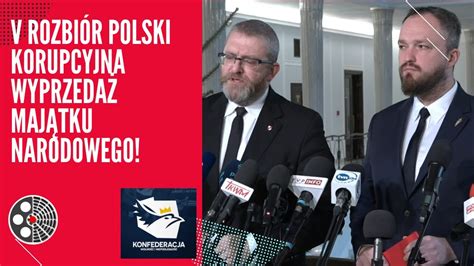 V Rozbi R Polski Korupcyjna Wyprzeda Maj Tku Narodowego