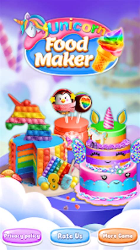 Unicorn Cake Maker Bakery Game для Android — Скачать