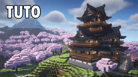 Minecraft 1 20 Comment Construire un Grand Château Réaliste Japonais