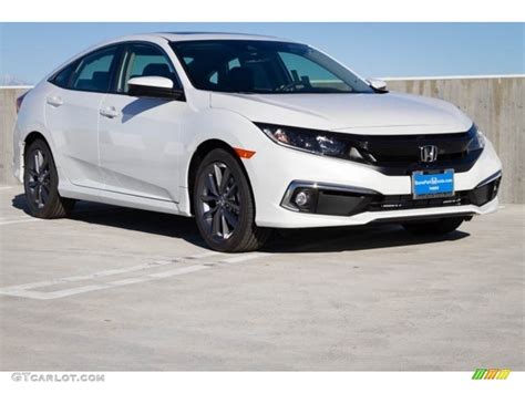 2019 Platinum White Pearl Honda Civic Ex L Sedan 131634869 Car Color Galleries