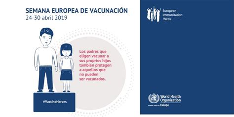 Actividades de la Semana Europea de la Inmunización Vacunas