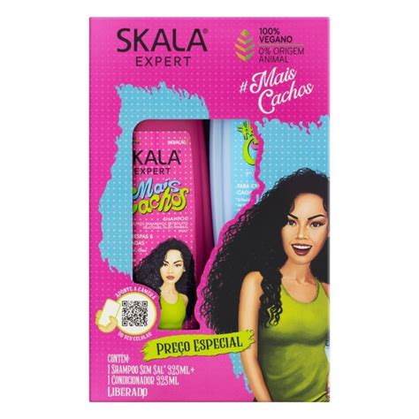 Kit Skala Expert Mais Cachos Shampoo E Condicionador